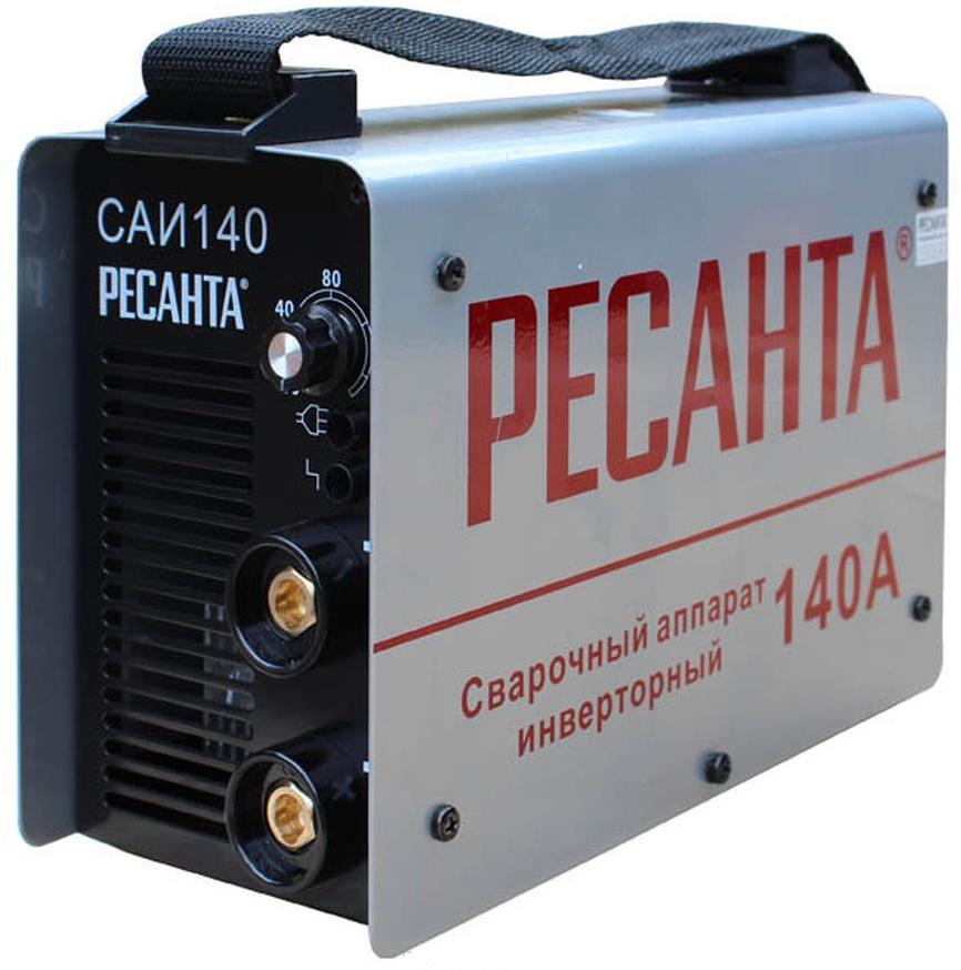 картинка Сварочный аппарат инверторный Ресанта САИ 140 от магазина Пермская Тепловая компания