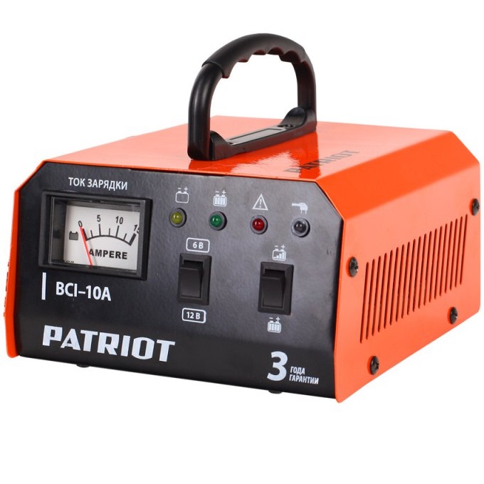 картинка Зарядное устройство PATRIOT BCI-10A от магазина Пермская Тепловая компания
