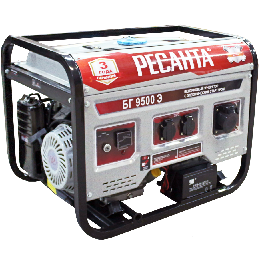 картинка Электрогенератор БГ 9500 Э Ресанта от магазина Пермская Тепловая компания