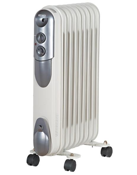 картинка Масляный радиатор Ресанта ОМПТ-9Н (2 кВт) от магазина Пермская Тепловая компания