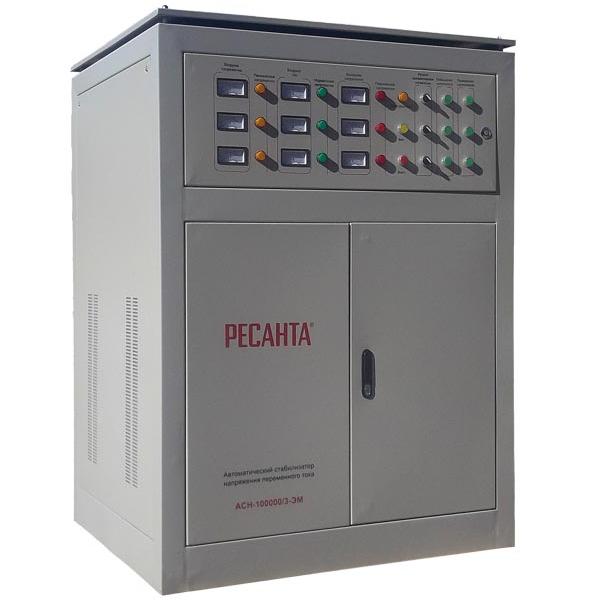 картинка Стабилизатор  трехфазный АСН-100 000/3 Ресанта от магазина Пермская Тепловая компания