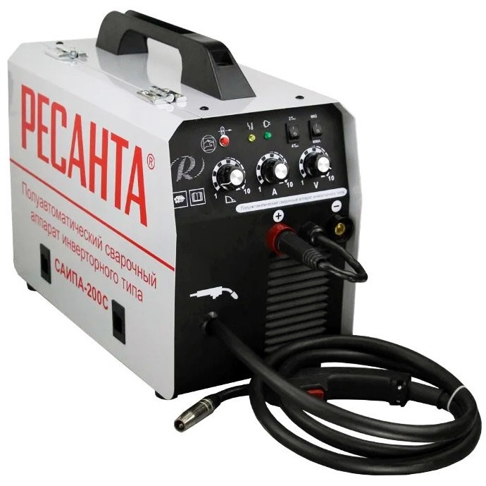 картинка Сварочный аппарат инверторный п/а Ресанта САИПА-200С от магазина Пермская Тепловая компания
