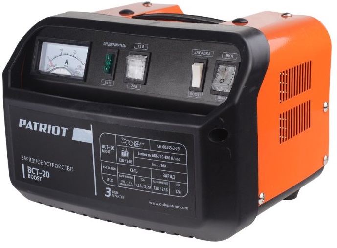 картинка Заряднопредпусковое устройство PATRIOT BCT-20 Boost от магазина Пермская Тепловая компания