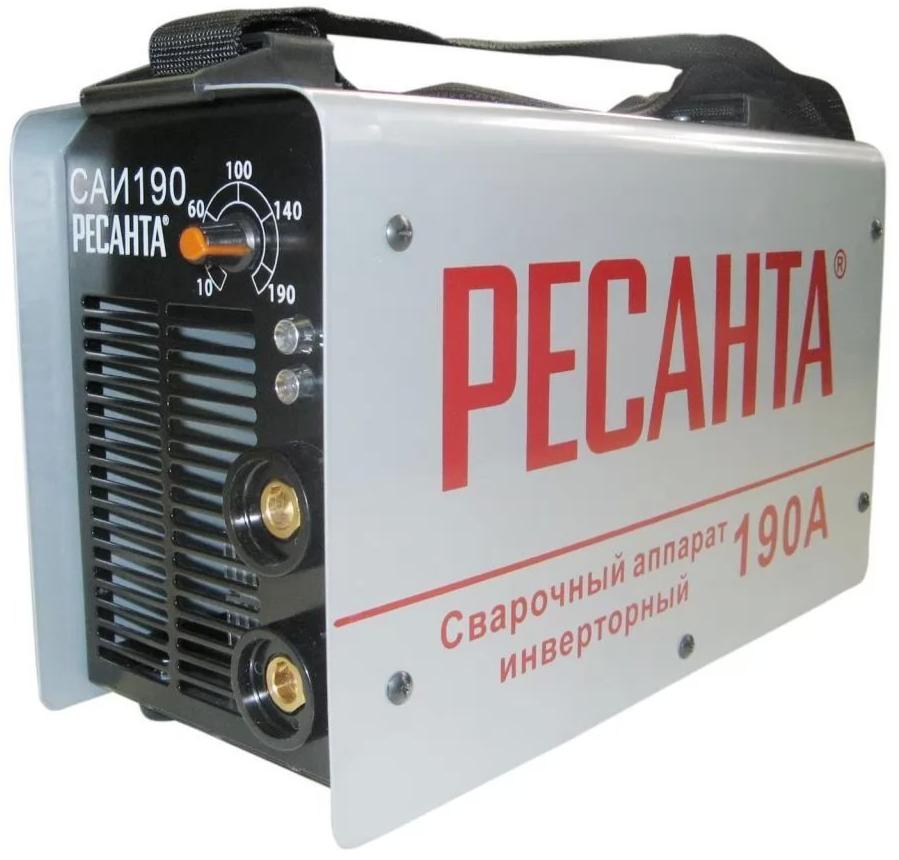 картинка Сварочный аппарат инверторный Ресанта САИ 190 от магазина Пермская Тепловая компания